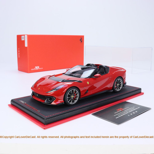 MR Collection 1:18 812 Competizione A Red/TRS Red (FE034B/FE034E) Resin Car Model Available now