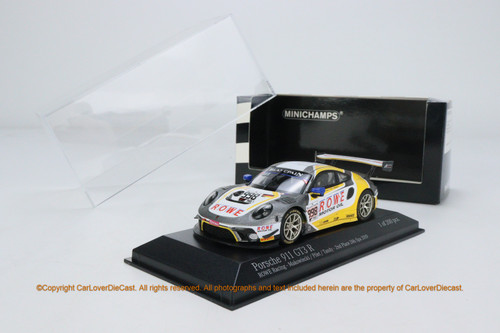 MINICHAMPS 1:43  PORSCHE 911 GT3 R (991.2) - ROWE RACING - MAKOWIECKI/PILET/TANDY - 2ND PLACE 24H SPA 2019 (410196088)  Diecast Model Car Available now