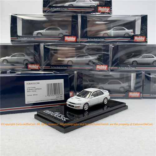 Hobby Japan 1:64 SUBARU IMPREZA WRX (GC8) Feather White (HJ641013W) Diecast Car Model Available Now