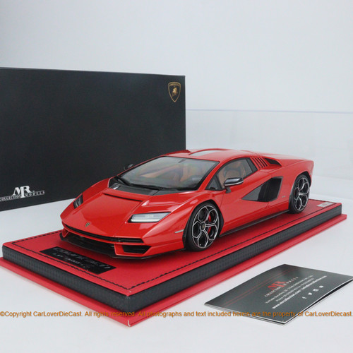 MR Collection 1:18 Lamborghin Aventador RED LPI800-4  (LAMBO052B) Resin Car Model Availble Now