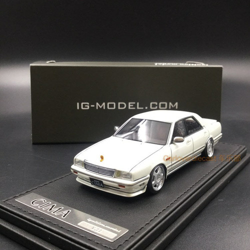 CEDRIC Y30 ignition model ミニカー Nissan Cedric (Y30) 4Door Hardtop Brougham VIP Black Wire