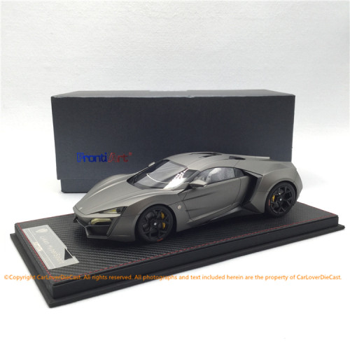 ミニカー Frontiart Lykan Hyper Sports 1/18 KYOSHO Frontiart 1:18 Lykan Hypersport matt Grey (F030-61) Resin Car