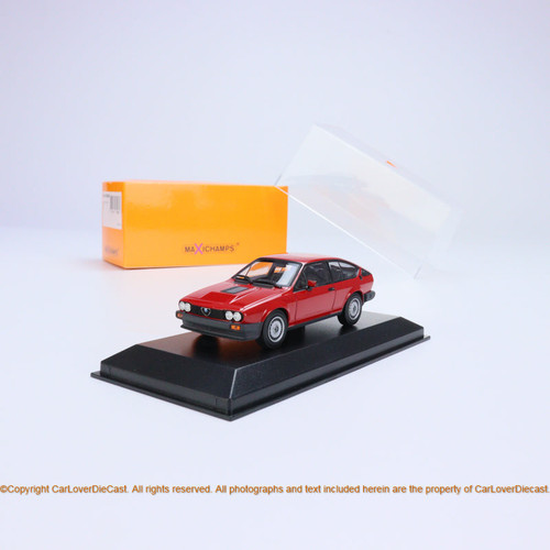 MINICHAMPS 1:43 ALFA ROMEO GTV 6 - 1983 - RED (940120140) Diecast Car Model Available now