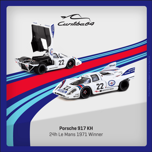 Tarmac Works 1:64 Porsche 917 KH 24h Le Mans 1971 Winner #22 (CWB64-002-LMW22) Diecast Car Model Available In November 2024 Pre Order Now