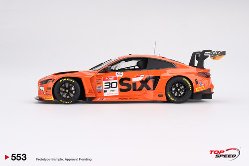 TopSpeed 1:18 BMW M4 GT3 #30 BMW M4 GT3 "BMW M Team WRT 2023 IGTC INDY 8 Hrs. Winner (TS0553) Resin Car Model Available In September 2024 Pre Order Now