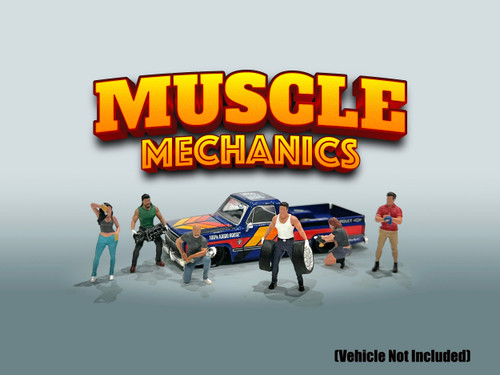 American Diorama 1:64 Muscle Mechanics / RWB Canopy Set (AD-2417 / AD-2418) Diecast Model Available In September 2024 Pre Order Now