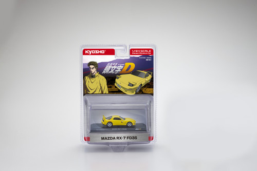 Kyosho 1:64 INITIAL D MAZDA RX-7 (FD3S) (07057A2B) Diecast Car Model Available In May 2025 Pre Order Now