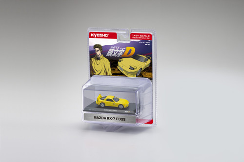 Kyosho 1:64 INITIAL D MAZDA RX-7 (FD3S) (07057A2B) Diecast Car Model Available In May 2025 Pre Order Now