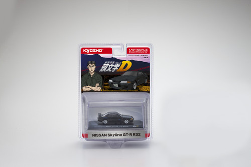 Kyosho 1:64 INITIAL D NISSAN SKYLINE GT-R6 (BNR32) (07057A4B) Diecast Car Model Available In May 2025 Pre Order Now