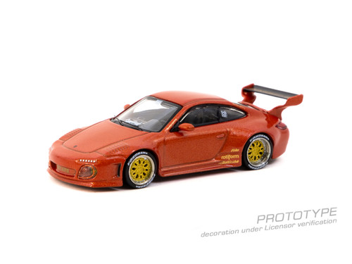 Tarmac Works 1:64 Old & New 997 Red Metallic (T64R-TL053-REM) Diecast Car Model Available In December 2024 Pre Order Now