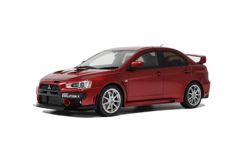 OTTO Mobile 1:18 MITSUBISHI LANCET EVO X FQ 400 RED 2012 (OT1084) Resin Car Model Available In October 2024 Pre Order Now