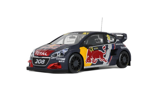 OTTO Mobile 1:18 PEUGEOT 208 WRX S.LOEB BELGIUM GP 2018 (OT455) Resin Car Model Available In October 2024 Pre Order Now