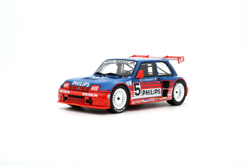 OTTO Mobile 1:18 RENAULT 5 SUPER PRODUCTION WHITE BOUSQUET 1987 (OT1094) Resin Car Model Available In October 2024 Pre Order Now