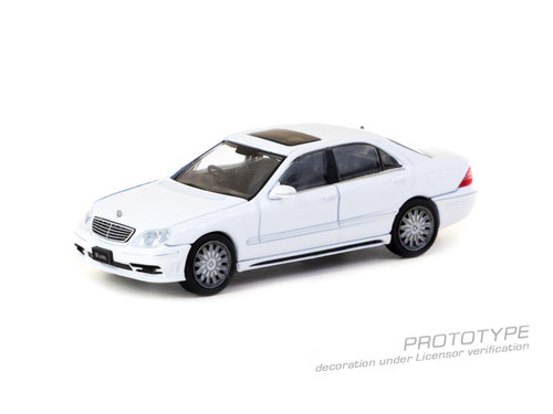 Tarmac Works 1:64 Mercedes-Benz S-Class Wald Alabaster White (T64G-072-WH) Diecast Car Model Available In January 2025 Pre Order Now