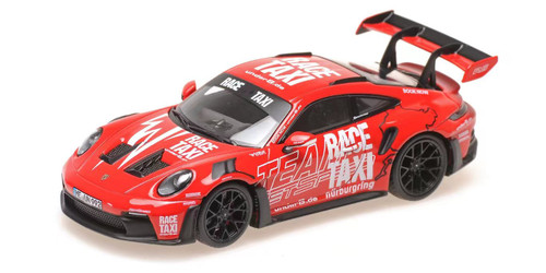 MINICHAMPS 1:43 PORSCHE 911 (992) GT3RS - 2024 - RED - GETSPEED RACE TAXI (410062114) Diecast Car Model Available In Q4 2024 Pre Order Now