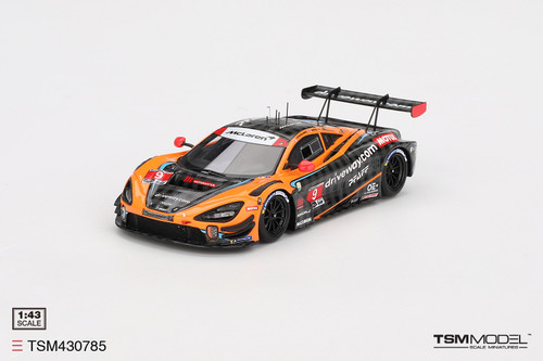 TSM Model 1:43 McLaren 720 GT3 EVO #9 Pfaff Motorsport 2024 IMSA Daytona 24 Hrs (TSM430785) Resin Car Model Available In October 2024 Pre Order Now