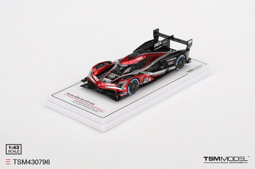 TSM Model 1:43 Acura ARX-06 GTP #40 Wayne Taylor Racing with Andretti 2024 IMSA Daytona 24 Hrs 3rd Place (TSM430796) Resin Car Model Available In November 2024 Pre Order Now