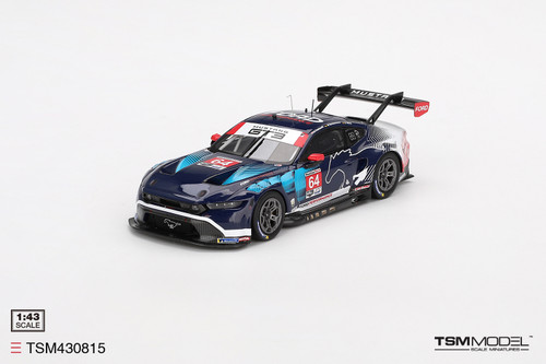 TSM Model 1:43 Ford Mustang GT3 #64 Ford Multimatic Motorsports 2024 IMSA Daytona 24hrs (TSM430815) Resin Car Model Available In November 2024 Pre Order Now