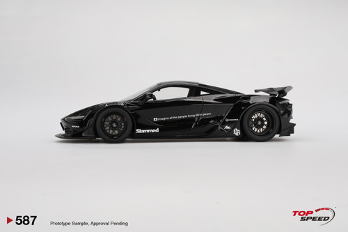 TopSpeed 1:18 McLaren 720S LB★Works Black TAS 2024 (TS0587) Resin Car Model Available In November 2024 Pre Order Now