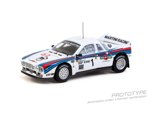 Tarmac Works 1:64 Lancia 037 Rally Rally Monte Carlo 1983 Winner (T64P-TL002-83RMC01) Diecast Car Model Available In January 2025 Pre Order Now