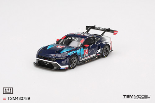 TSM Model 1:43 Ford Mustang GT3  #65 Ford Multimatic Motorsports   2024 IMSA Daytona 24 Hrs (TSM430789) Resin Car Model Available In December 2024 Pre Order Now