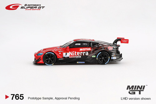 Mini GT 1:64 Nissan Z GT500 #3 "Niterra MOTUL Z" (MGT00765-BL) Diecast Car Model Available In March 2025 Pre Order Now