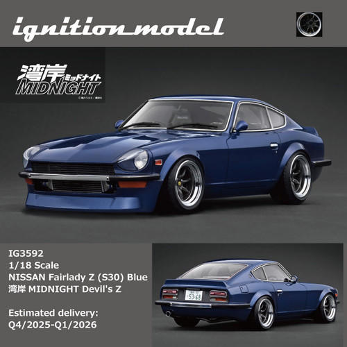 Ignition Model 1:18 NISSAN Fairlady Z (S30) Blue MIDNIGHT