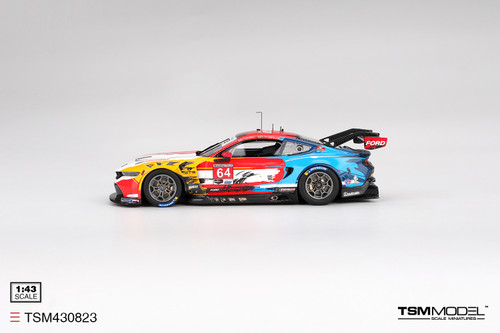 TSM Model 1:43 Ford Mustang GT3 #64 Ford Multimatic Motorsports 2024 IMSA Laguna Seca (TSM430823) Resin Car Model Available In November 2025 Pre Order Now