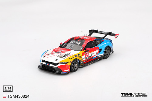 TSM Model 1:43 Ford Mustang GT3 #65 Ford Multimatic Motorsports 2024 IMSA Laguna Seca (TSM430823) Resin Car Model Available In November 2025 Pre Order Now