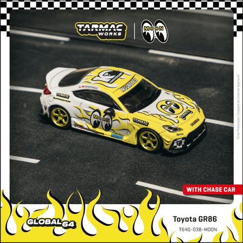Tarmac Works 1:64 Toyota GR86 MOONEYES (T64G-038-MOON) Diecast Car Model Available In January 2026 Pre Order Now