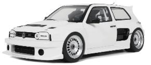OTTO Mobile 1:18 VOLKSWAGEN GOLF III KHYZYL SALEEM WHITE 2024 (OT1110) Resin Car Model Available In December 2025 Pre Order Now