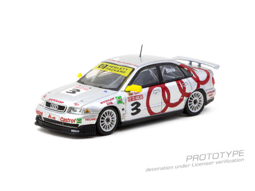 Tarmac Works 1:64 Audi A4 Quattro Macau Guia Race 1996 Winner Frank Biela (T64-077-96MGP03) Diecast Car Model Available In January 2026 Pre Order Now