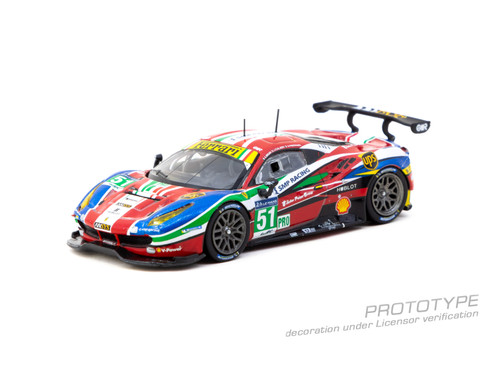 Tarmac Works 1:64 Ferrari 488 GTE 24h of Le Mans 2016 (T64-071-16WEC51) Diecast Car Model Available In January 2026 Pre Order Now