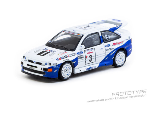 Tarmac Works 1:64 Ford Escort RS Cosworth Tour de Corse - Rallye de France 1993 Winner (T64-081-93RDF03) Diecast Car Model Available In January 2026 Pre Order Now