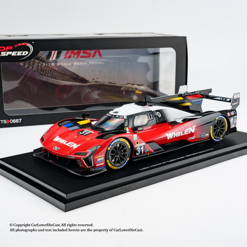 TopSpeed 1:18 Cadillac V-Series.R #31 CADILLAC WHELEN 2025 IMSA Daytona 24 Hrs (TS0687) Resin Car Model Available Now
