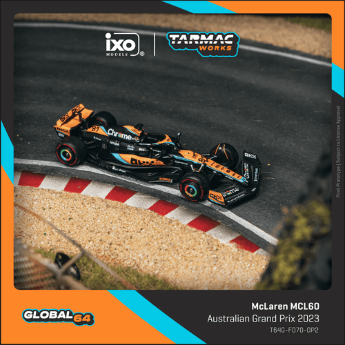 Tarmac Works 1:64 McLaren MCL60 Australian Grand Prix 2023 Oscar Piastri (T64G-F070-OP2) Diecast Car Model Available In February 2026 Pre Order Now