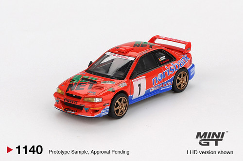 Mini GT 1:64 Subaru Impreza WRC97 #1 1999 DRM Champion (MGT01140) Diecast Car Model Available In January 2026 Pre Order Now
