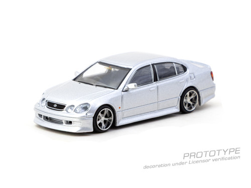 Tarmac Works 1:64 VERTEX Toyota Aristo JZS161 Silver (T64G-081-SL) Diecast Car Model Available In March 2026 Pre Order Now
