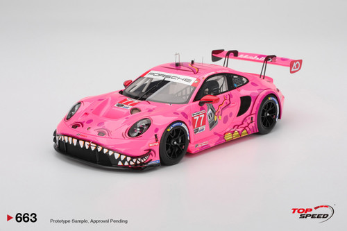 TopSpeed 1:18 Porsche 911 GT3 R (992) #77 AO Racing  2025 IMSA Detroit Grand Prix (TS0663) Resin Car Model Available In March 2026 Pre Order Now