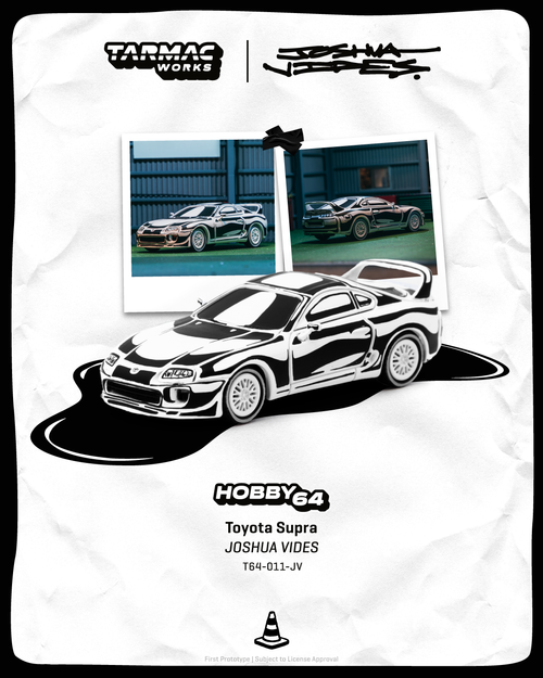 Tarmac Works 1:64 Toyota Supra - Designed by JOSHUA VIDES (T64-011-JV) Diecast Car Model Available In April 2026 Pre Order Now