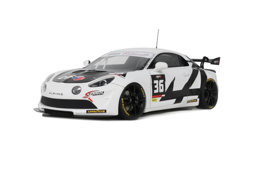 OTTO Mobile 1:18 ALPINE A110 GT4 WHITE ULTIMATE GT ENDURANCE CUP 2024 (OT1201) Resin Car Model Available In April 2026 Pre Order Now