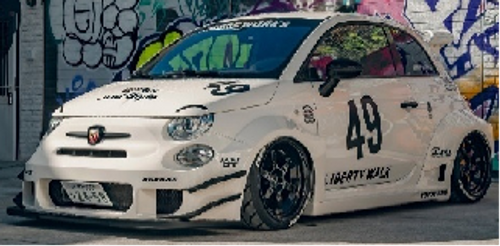 Solido 1:18 FIAT 500 ABARTH LIBERTY WALK BODY KIT  2025 (S1815401) Diecast Car Model Available In April 2026 Pre Order Now