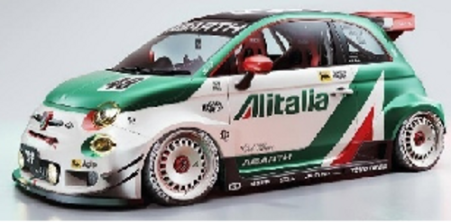 Solido 1:18 FIAT 595 ABARTH LIBERTY WALK BODY KIT RALLY TRIBUTO 2025 (S1815402) Diecast Car Model Available In April 2026 Pre Order Now
