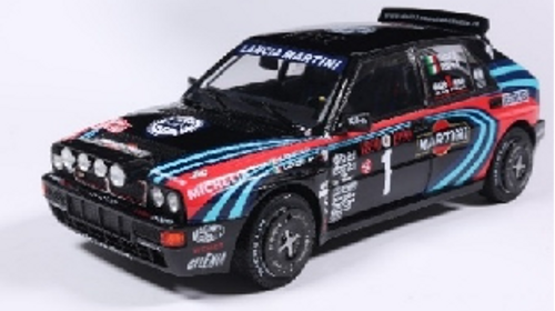 Solido 1:18 LANCIA DELTA HF INTEGRALE TRIBUTE TO BIASON BLACK A.SACCO RALLYE MONTECARLO 1990 (S1807809) Diecast Car Model Available In April 2026 Pre Order Now