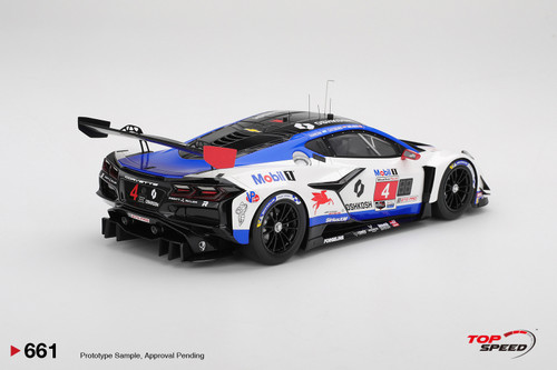 TopSpeed 1:18 Chevrolet Corvette Z06 GT3.R #4  Corvette Racing by Pratt Miller Motorsports (TS0661) Resin Car Model Available In May 2026 Pre Order Now