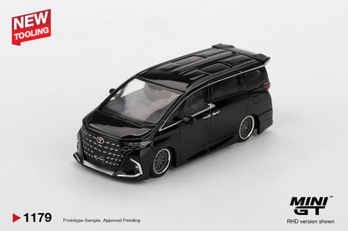 Mini GT 1:64 Toyota Alphard 40 KUHL Black (MGT01179) Diecast Car Model Available In June 2026 Pre Order Now