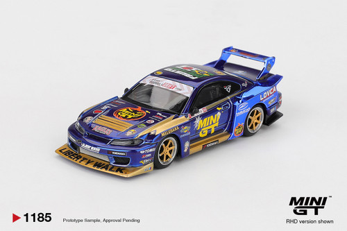 Mini GT 1:64 Nissan LB-Super Silhouette S15 SILVIA #555 Team (MGT01185) Diecast Car Model Available In May 2026 Pre Order Now
