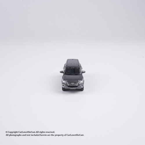 BM Creations 1:64 Toyota Fortuner 2018 - Dark Gray Silver  ( 64B0475/ 64B0476) Diecast Car Model Available Now