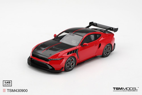 TSM Model 1:43 Ford Mustang GTD Race Red (TSM430900) Resin Car Model Available In May 2026 Pre Order Now