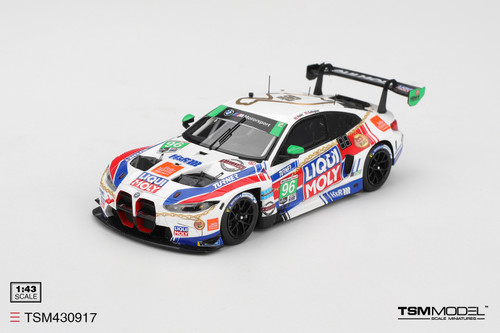 TSM Model 1:43 BMW M4 GT3 EVO #96 Turner Motorsport 2025 IMSA Long Beach GP (TSM430917) Resin Car Model Available In April 2026 Pre Order Now